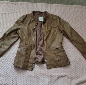 GUESS Brown faux leather jacket